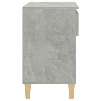Schoenenkast 70x36x60 cm bewerkt hout betongrijs 8