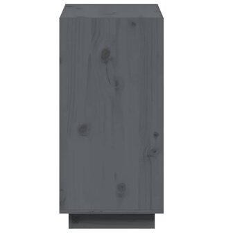 Boekenkast 60x35x71 cm massief grenenhout grijs 6