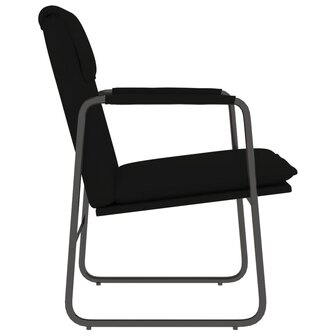 Loungestoel 55x64x80 cm kunstleer zwart 4