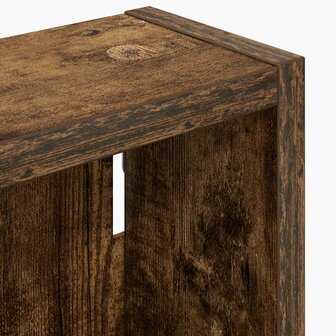 Badkamerwandkast Gerookte Eik 40 x 10 x 50 cm 9
