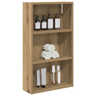 Badkamerwandkast Artisanaal eiken 40 x 14 x 70 cm 3