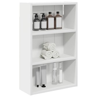 Badkamerwandkast Wit 40 x 16 x 62,5 cm Geconstrueerd hout 3