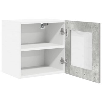 Hangkast Beton Grijs 40 x 31 x 40 cm Bewerkt hout 5