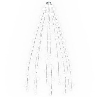 Kerstboomverlichting met 210 LED&amp;apos;s koudwit net 210 cm 2