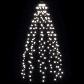 Kerstboomverlichting met 210 LED&amp;apos;s koudwit net 210 cm 5