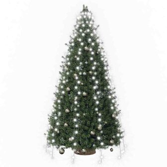 Kerstboomverlichting met 300 LED&amp;apos;s koudwit net 300 cm 3
