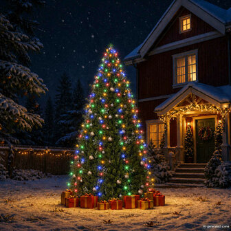 Kerstboomverlichting met 300 LED&amp;apos;s meerkleurig net 300 cm 1