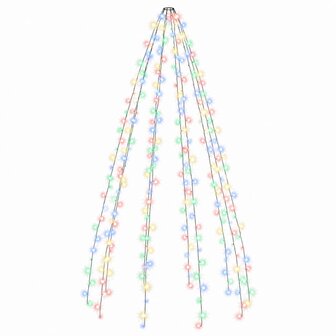 Kerstboomverlichting met 300 LED&amp;apos;s meerkleurig net 300 cm 2