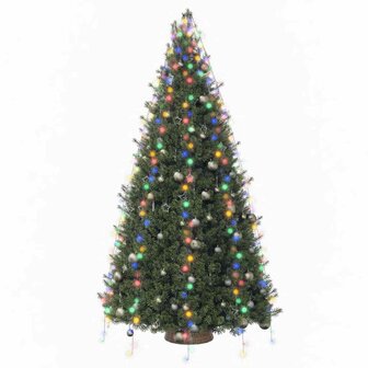 Kerstboomverlichting met 400 LED&amp;apos;s meerkleurig net 400 cm 3