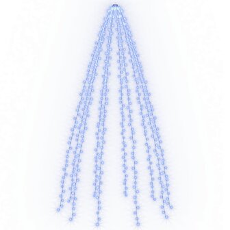 Kerstboomverlichting met 500 LED&amp;apos;s blauw binnen/buiten 500 cm 2