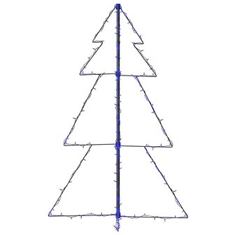 Kegelkerstboom 160 LED&amp;apos;s binnen en buiten 78x120 cm 6
