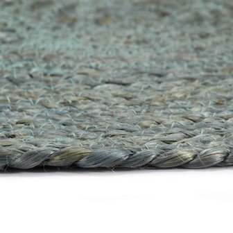 Placemats 4 st rond 38 cm jute olijfgroen 4