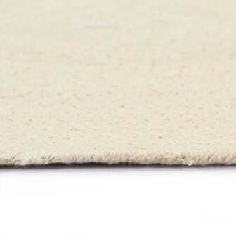 Placemats 6 st rond 38 cm katoen natuurlijk 4