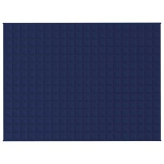 Verzwaringsdeken 150x200 cm 7 kg stof blauw 3