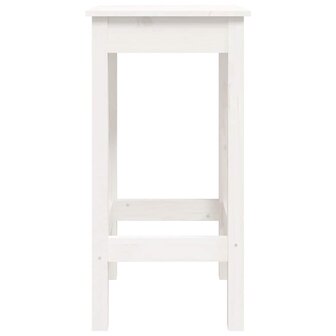 3-delige Barset massief grenenhout wit 9