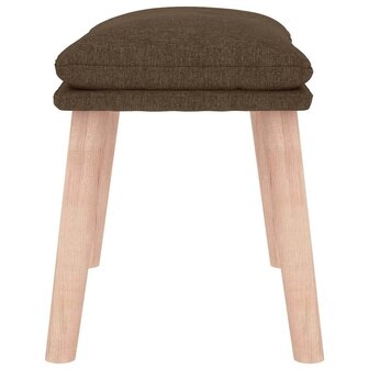 Voetenbank 45x29,5x35 cm stof bruin 4