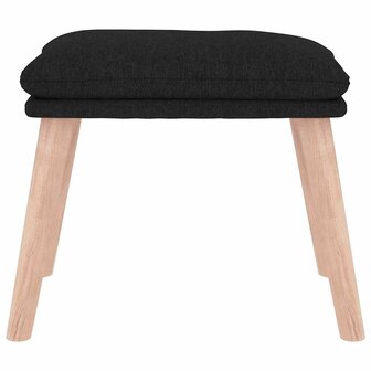 Voetenbank 45x29,5x35 cm stof zwart 3