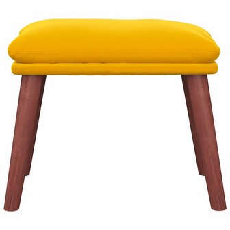 Voetenbank 45x29,5x35 cm fluweel mosterdgeel 3