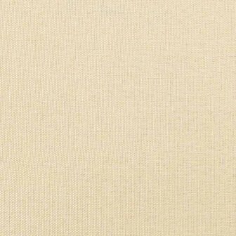 Voetenbank 45x29,5x35 cm stof en kunstleer cr&egrave;mekleurig 5