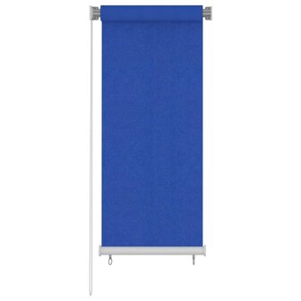 Rolgordijn voor buiten 65(B)x140(H) cm HDPE blauw 1