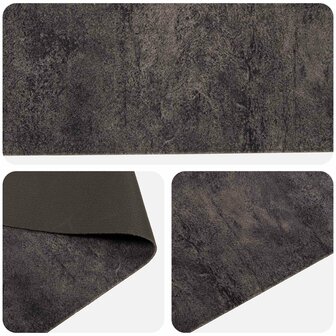 Keukenmat zwart beton 150 x 45 cm 100% Polyamide 3