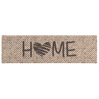 Keukenmat Beige home 150 x 45 cm 100% Polyamide Wasbaar 2