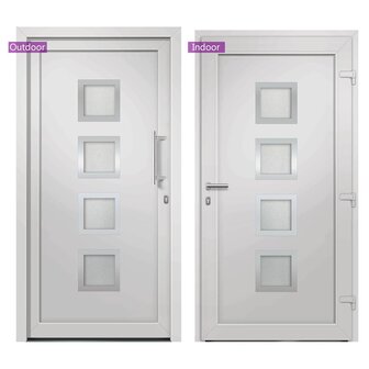 Voordeur 98x208 cm wit 6
