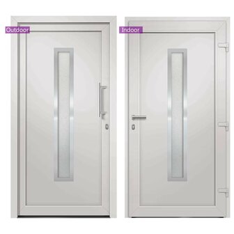 Voordeur 98x208 cm wit 6