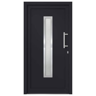 Voordeur 98x208 cm antraciet 3