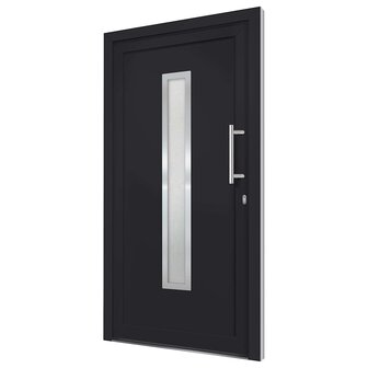 Voordeur 98x208 cm antraciet 4