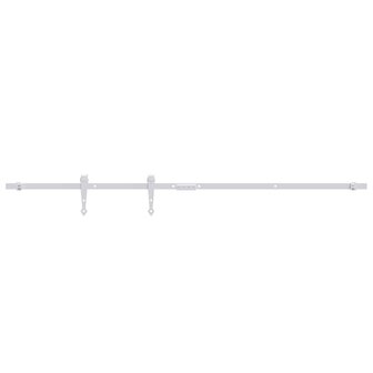 Ophangset voor minischuifdeur 152 cm koolstofstaal wit 2