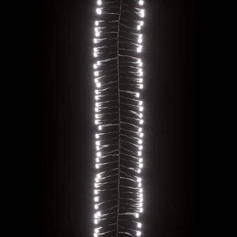 Lichtslinger cluster met 2000 LED&amp;apos;s koudwit PVC 5