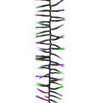 Lichtslinger cluster met 2000 LED&amp;apos;s pastel meerkleurig PVC 3