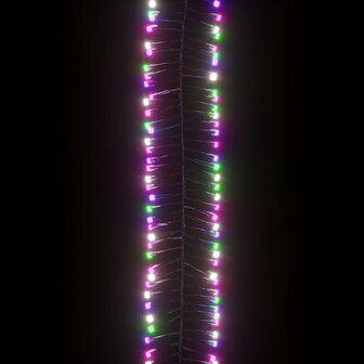 Lichtslinger cluster met 2000 LED&amp;apos;s pastel meerkleurig PVC 5