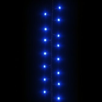 Lichtslinger compact met 400 LED&amp;apos;s blauw 13 m PVC 5