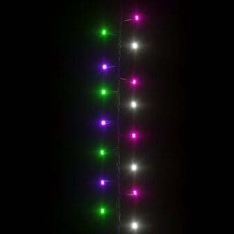 Lichtslinger compact met 400 LED&amp;apos;s pastel meerkleurig 13 m PVC 4