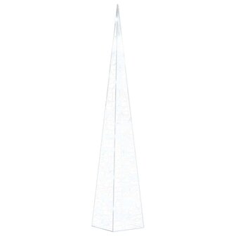 Lichtkegel decoratief LED 90 cm acryl koudwit 2