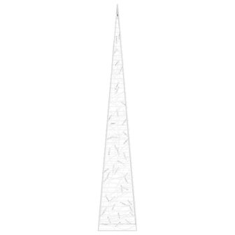 Lichtkegel decoratief LED 90 cm acryl koudwit 5