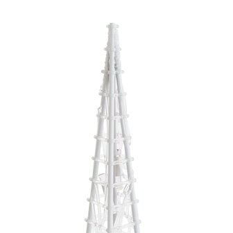 Lichtkegel decoratief LED 90 cm acryl koudwit 7