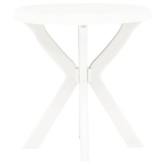 Bistrotafel &Oslash;70 cm kunststof wit 2