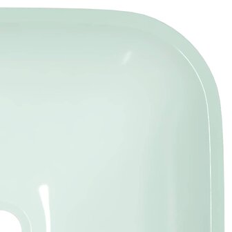 Wasbak 42x42x14 cm glas wit 5
