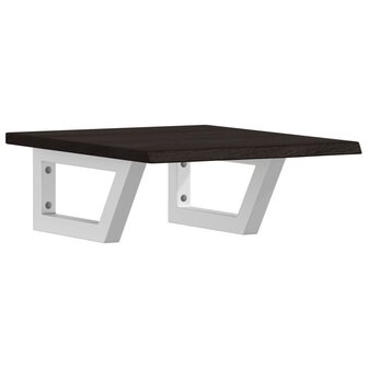 Badkamer wandschap staal en massief eikenhout 2