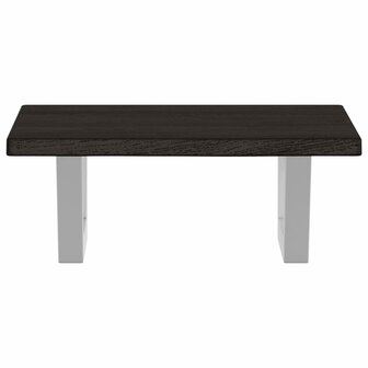 Badkamer wandschap staal en massief eikenhout 4