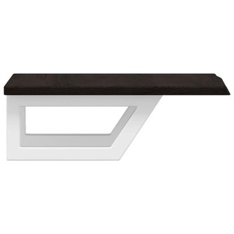 Badkamer wandschap staal en massief eikenhout 5