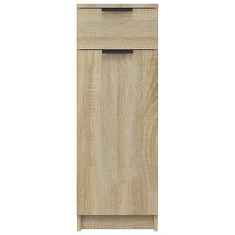 Badkamerkast 32x33,5x90 cm bewerkt hout sonoma eikenkleurig 6