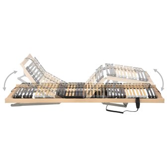 Lattenbodem met 42 latten 7 zones elektrisch 70x200 cm 6