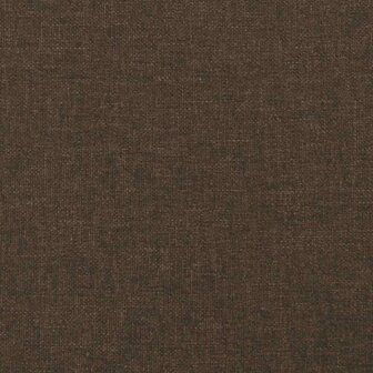 Bedframe zonder matras 90x190 cm stof donkerbruin 8