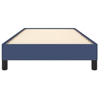 Bedframe zonder matras 90x190 cm stof blauw 5