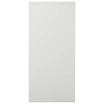 Roldeurkast 90x40x90 cm staal lichtgrijs 3