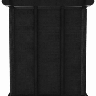 Kast met 12 vakken 103x30x141 cm stof zwart 5